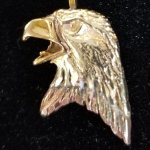Black Hills Gold 10K Eagle Pendant on 1/20 12K G.F. Chain